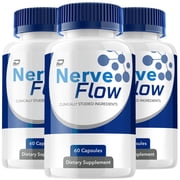Nerve Flow Capsules   NerveFlow All Natural Glycogen Support, 3 Pack, 180 Capsules