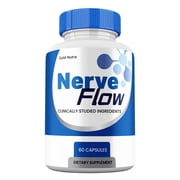 Nerve Flow Capsules, NerveFlow Maximum Strength All Natural Glyco Support 1 Pack