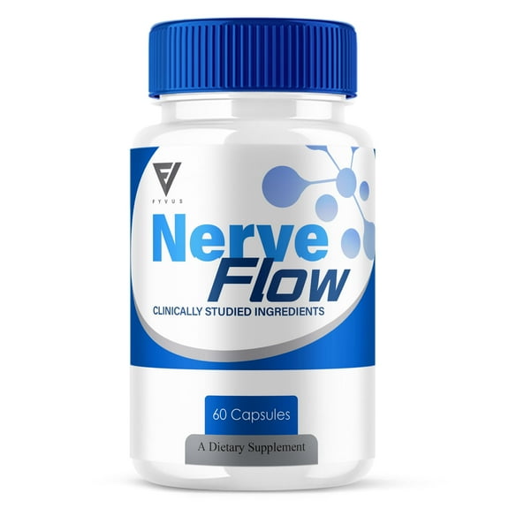 Nerve Flow Nerve Support Supplement NerveFlow Advanced Formula, Nerve Flow Premium Nerve Support Pills (60 Capsules)