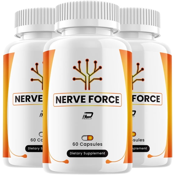 Nerve Force Capsules – NerveForce Natural Ingredients Glycogen Support, 3 Pack, 180 Capsules