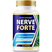 Nerve Forte Memory & Focus Support Capsules, Official Formula for Nerve Wellness and Function, All Natural Nerve Vitamins, Premium NerveForte Supplement, Pastillas Review 60 Capsules