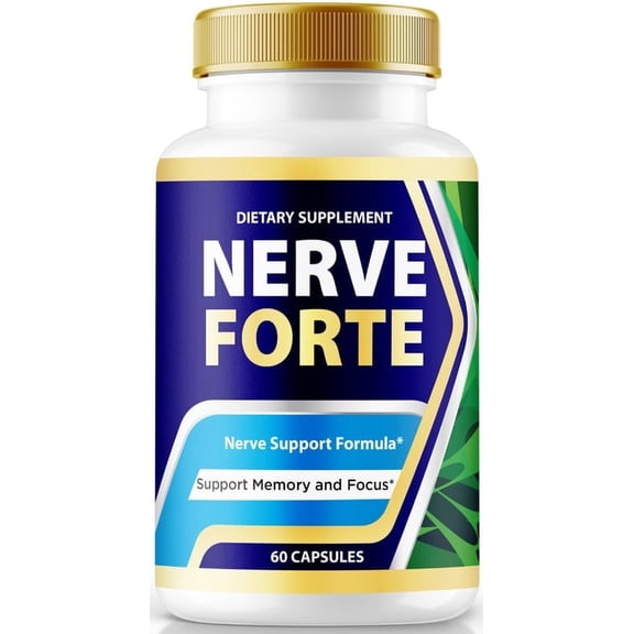 Nerve Forte Memory & Focus Support Capsules, Official Formula for Nerve Wellness and Function, All Natural Nerve Vitamins, Premium NerveForte Supplement, Pastillas Review (60 Capsules)
