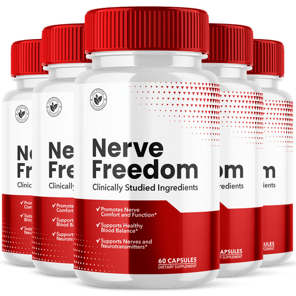 Nerve Freedom Advanced Formula Nerve Support Pills Max Strength Vitamin 300 Capsules