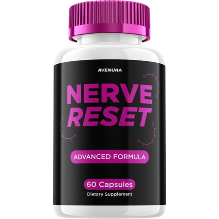 Nerve Reset Capsules – NerveReset Advanced FormulaNatural Blend Extra Strength , 1 Pack, 60 Capsules