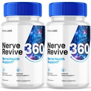 Nerve Revive 360 Advanced Nerve Support Supplement Pills All Natural Ingredients 120 Capsules