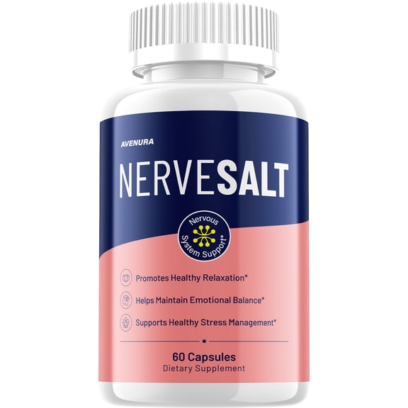 Nerve Salt Capsules – NerveSalt Advanced Formula Healthy Relaxation Support, 1 Pack, 60 Capsules