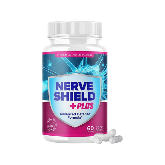 Nerve Shield Plus Advanced Nerve Formula Supplement Pills, 60 Capsules (Pack of 1)