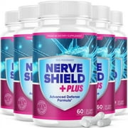 Nerve Shield Plus Advanced Support Nerve Formula, Dietary Supplement (5 Pack - 300 Capsules)