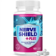Nerve Shield Plus Advanced Support Nerve Formula, Dietary Supplement (60 Capsules)