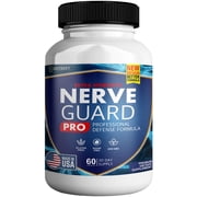 Nerve Guard Plus Pro Advanced Nerve Support Supplement with Alpha Lipoic Acid, B Vitamins & Herbal Extracts, 60 Capsules