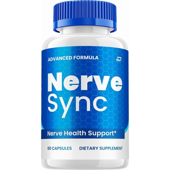 Nerve Sync Capsules NerveSync All Natural Glycogen Support, 1 Pack, 60 Capsules