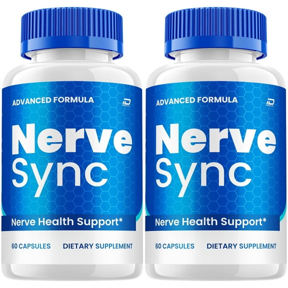Nerve Sync Capsules – NerveSync All Natural Glycogen Support, 2 Pack, 120 Capsules
