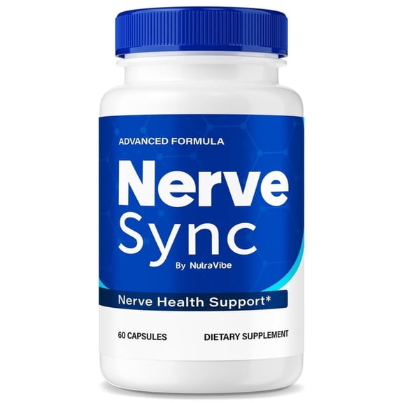Nerve Sync  Daily Support Formula with a Balanced Blend for Nerve Health, Comfort, and Function | NerveSync Easy-to-Swallow Pills for Daily Nerve Support (60 Capsules)