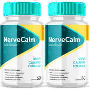 NerveCalm Advanced Formula Nerve Support Vitamin Supplement All Natural 120 Capsules