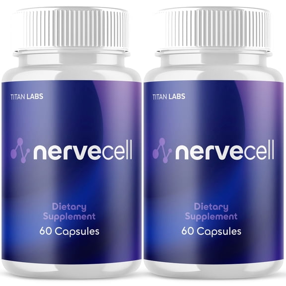 Nervecell Advanced Brain Support Formula Supplement Nerve Cell 120 Capsules