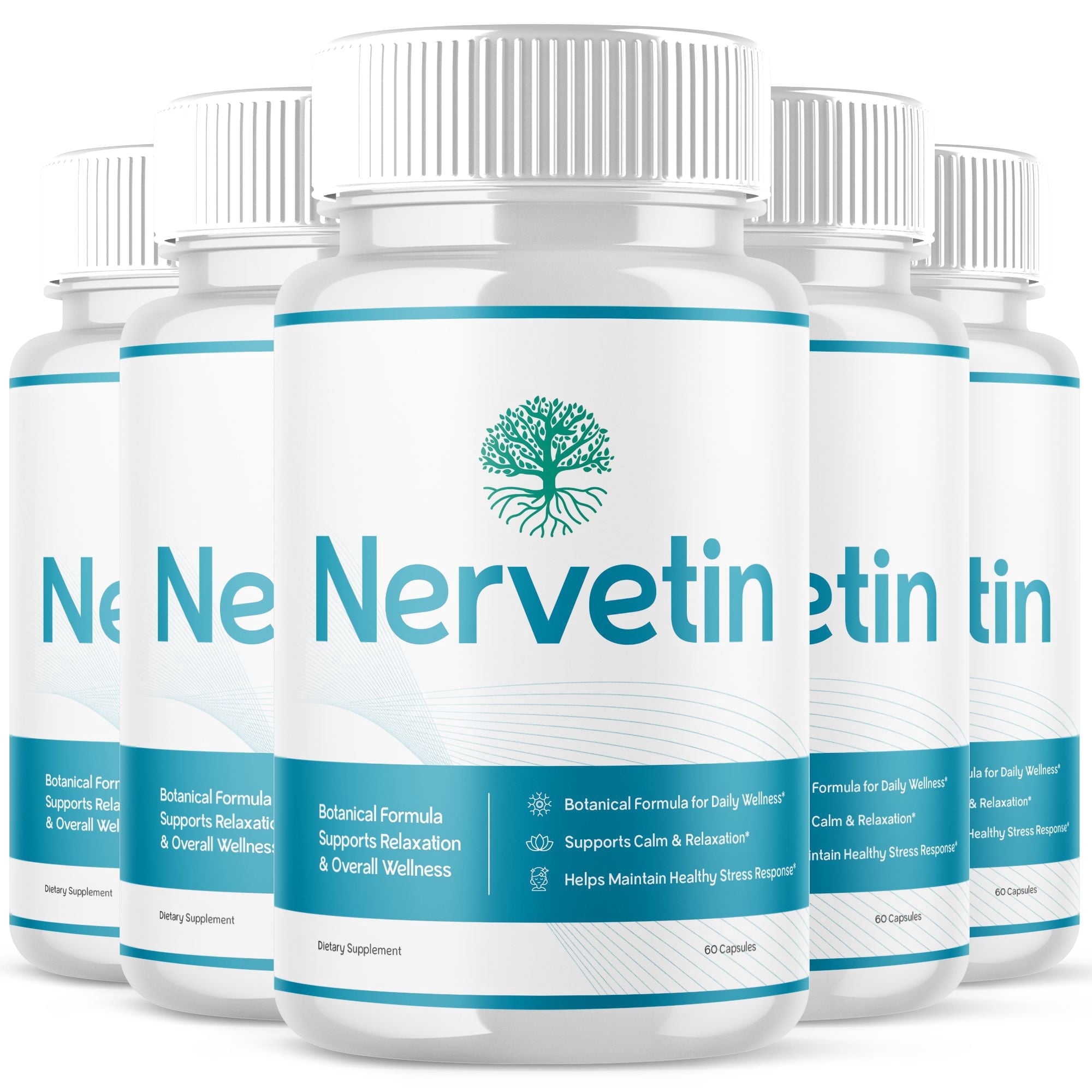 Nervetin Advanced Nerve Health Support Pills Natural Vitamin Supplement 300 Capsules