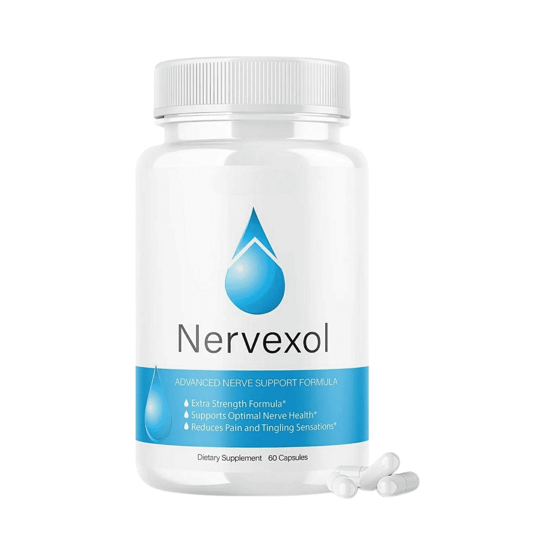 Nervexol for Neuropathy Pain Relief Nerve Support Formula 60 Capsules