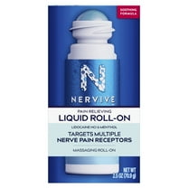 Nervive Nerve Care, Pain Relieving Roll on, Topical Pain Relief with Lidocaine and Menthol, 2.5 oz