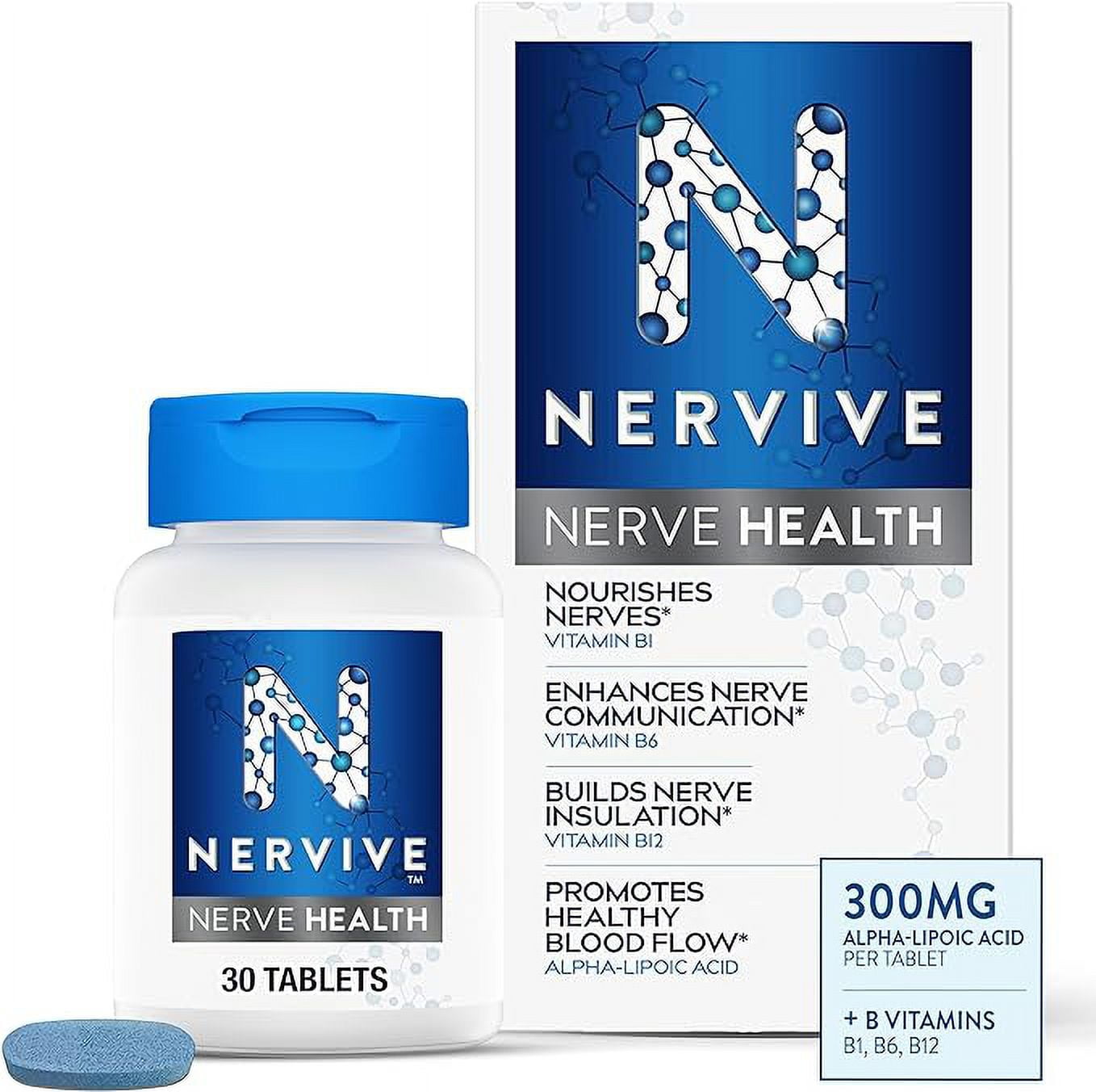 Nervive Nerve Health, With Alpha Lipoic Acid, To Fortify Nerve Health ...