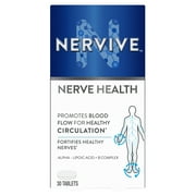 Nervive Nerve Health Tablets, Nerve Care with Vitamin B12, Vitamin B6, Vitamin B1 30 Count