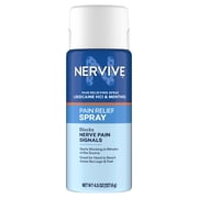 Nervive Nerve Pain Relieving Lidocaine Spray, Max Strength Formula, 4.5 oz
