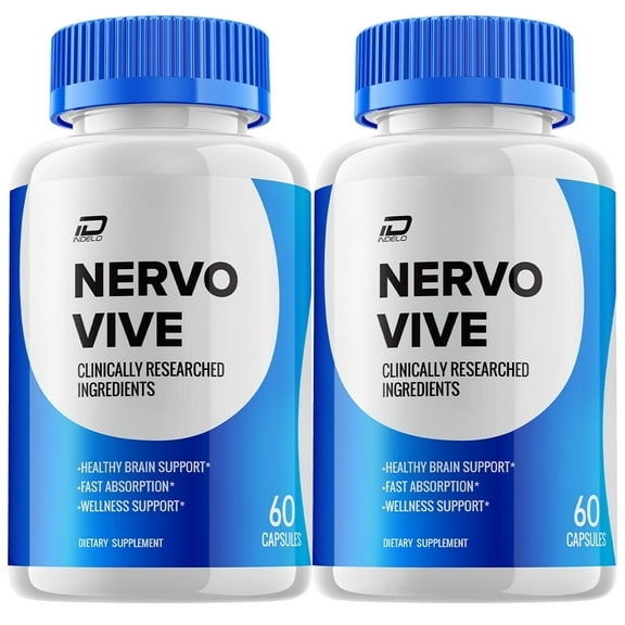 NervoVive Capsules for Nerve Health, 2 Pack, 120 Capsules