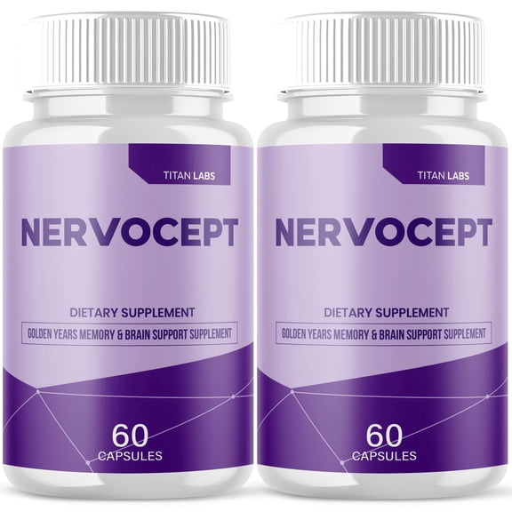 Nervocept Advanced Nerve Support Supplement Pills All Natural Ingredients Nervo Cept 120 Capsules