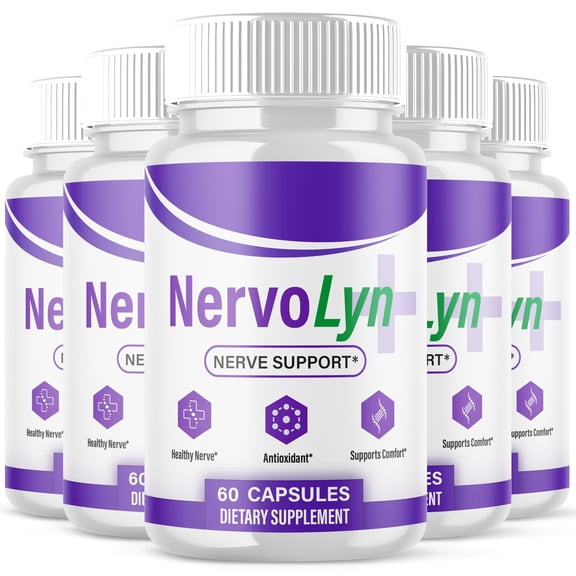 Nervolyn Advanced Nerve Health Support Pills Natural Vitamin Supplement Nervo Lyn 300 Capsules