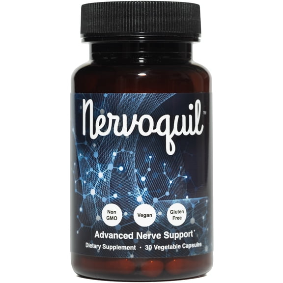 Nervoquil - Advanced Nerve Support Supplement - Non-GMO, Vegan, Gluten-Free