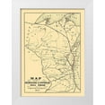 thumbnail image 1 of Nesbitt 14x18 White Modern Wood Framed Museum Art Print Titled - Milwaukee and Superior Railroad 1857, 1 of 4