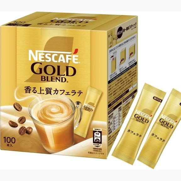 Nescaf Gold Blend Stick Coffee 100 Sticks  Made in JAPAN - Tokyo Sakura Mall