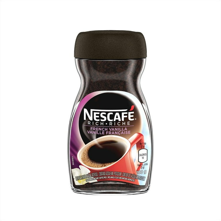 NESCAFÃ‰ Rich Instant Coffee, 100g (French Vanilla) - Walmart.com