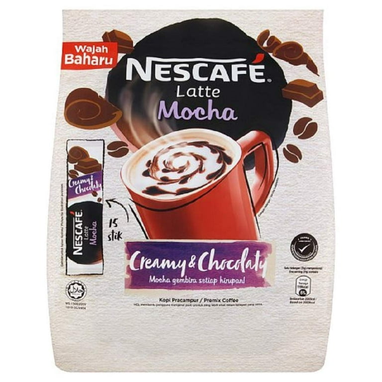 Nescafe 3 In 1 Chocolate Flavor Instant Coffee Mix 72 x 18 g Sticks 3 Packs