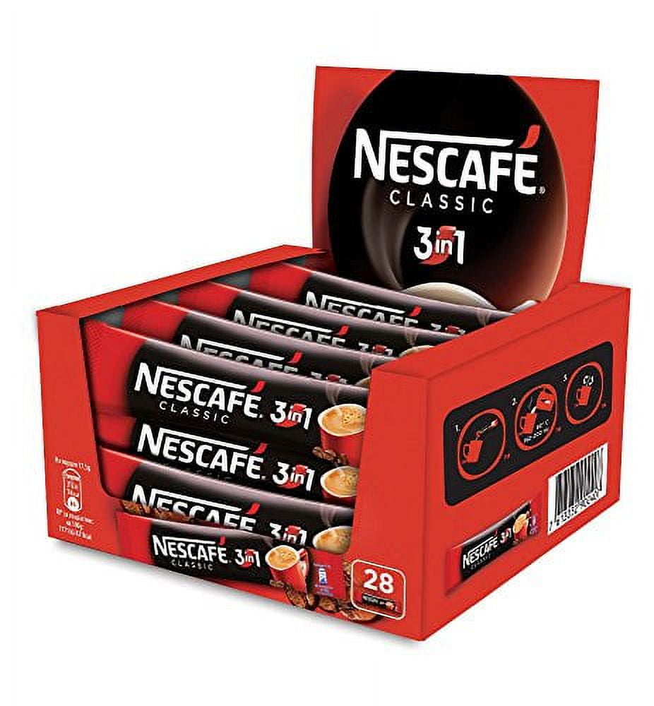 Nescafe 3in1 Classic 28x18g Box European Import! - Walmart.com