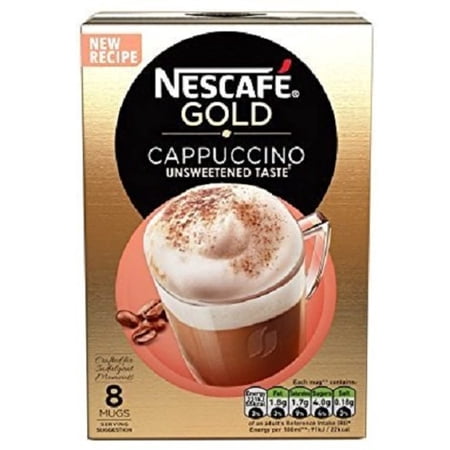 Nescafe - Cafe Menu - Cappuccino - Unsweetened - 142G