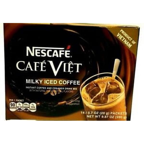 Nescafe Cafe Viet Instant Milky Iced Coffee 14 Sachets x 20 g