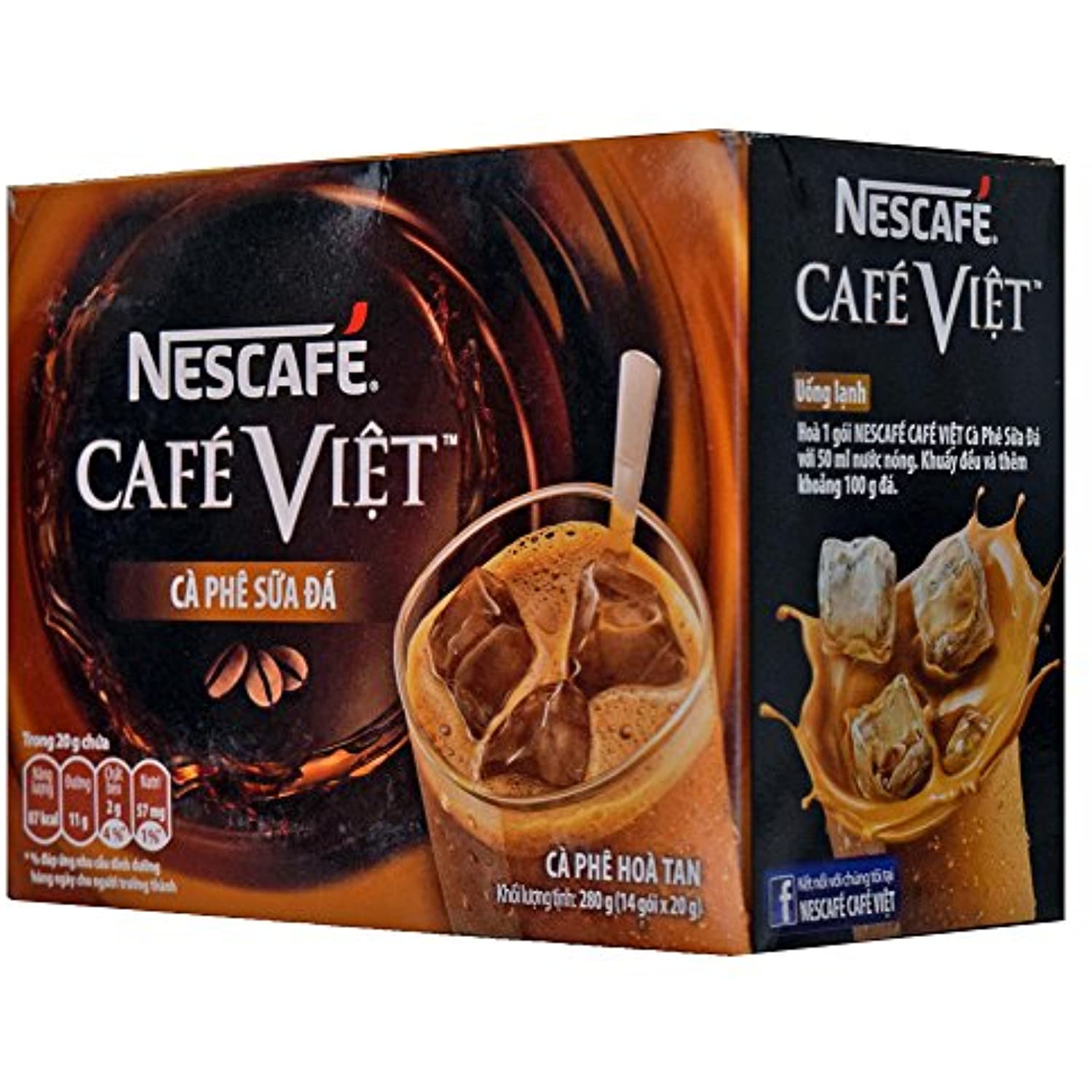 Nescafe Cafe Viet Milky Iced Coffee Instant Coffee & Creamer Drink Mix
