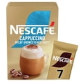thumbnail image 1 of Nescafe Cappuccino Decaf Unsweet Instant Coffee 7 Sachets, British Import (Pack of 2), 1 of 5