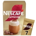 thumbnail image 1 of Nescafe Cappuccino Instant Coffee 7 Sachets, Imported from Britain, 1 of 5