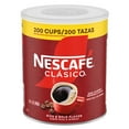 thumbnail image 1 of NESCAFÉ CLÁSICO Dark Roast Coffee, Instant Coffee, 14.1 oz, 1 Canister, 1 of 8