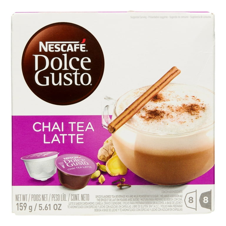 Capsules de Thé Nescafé Dolce Gusto Tea Latte, 16 Capsules (8 Portions)