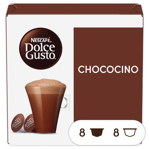 Nescafe Dolce Gusto Chococino Pods, 8 pods per pack, British Import (Pack of 3)