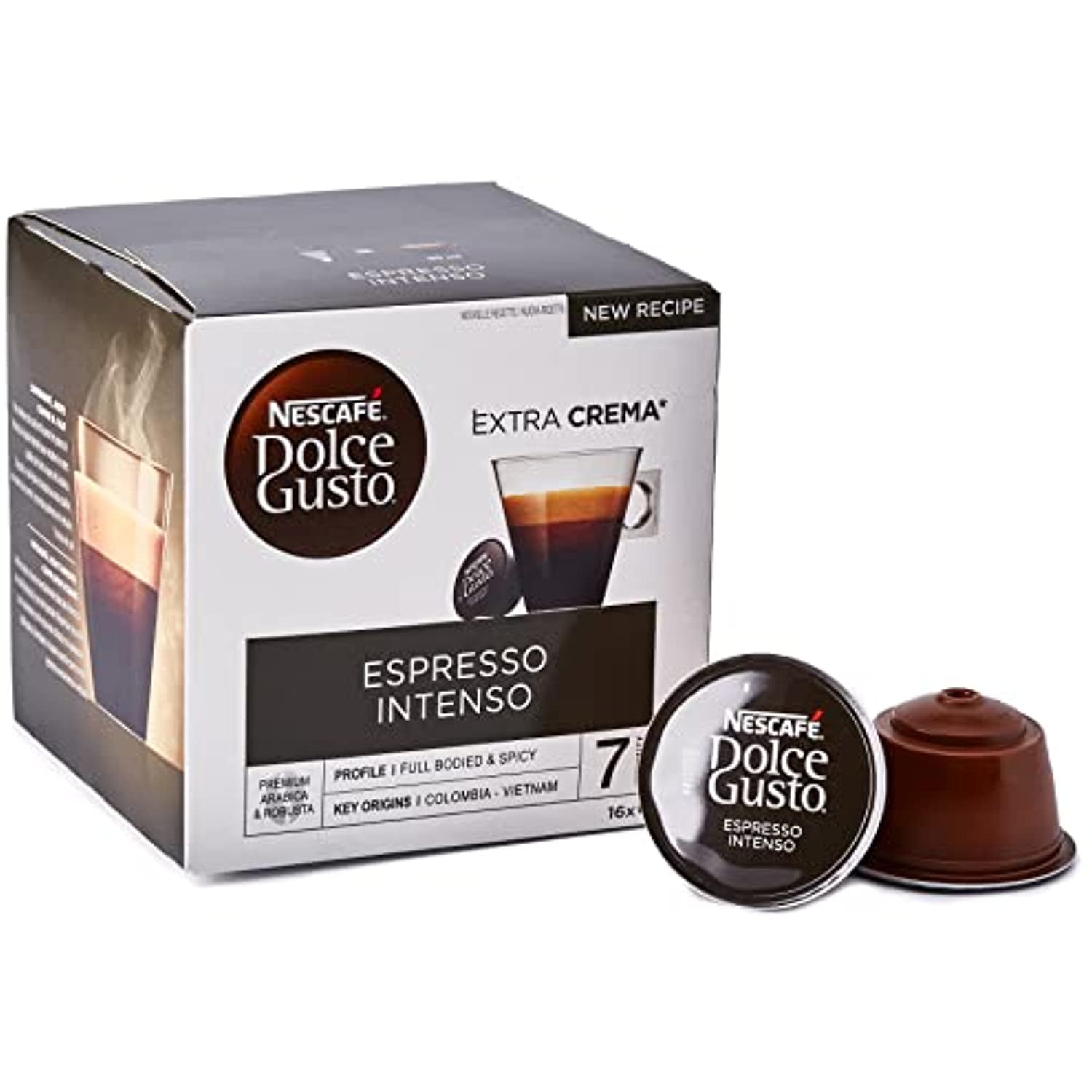 30 Capsules Dolce Gusto Coffee Ginseng and Lactose Free Cocoa Nescafè