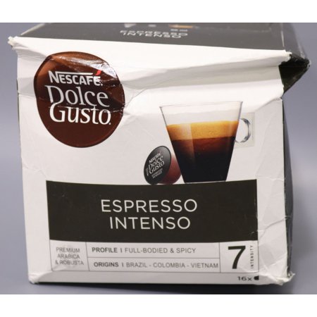 Nescafe Dolce Gusto Coffee Capsules, Espresso Intenso, 16 Count