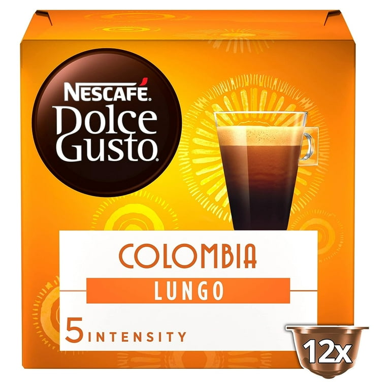 Nescafe Dolce Gusto Colombia Sierra Nevada Lungo Coffee Pods, 12 Capsules 