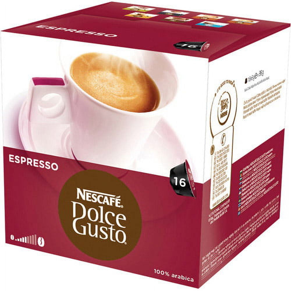 NESCAFÉ Dolce Gusto Doppio Espresso - x3 pack de 16 cápsulas