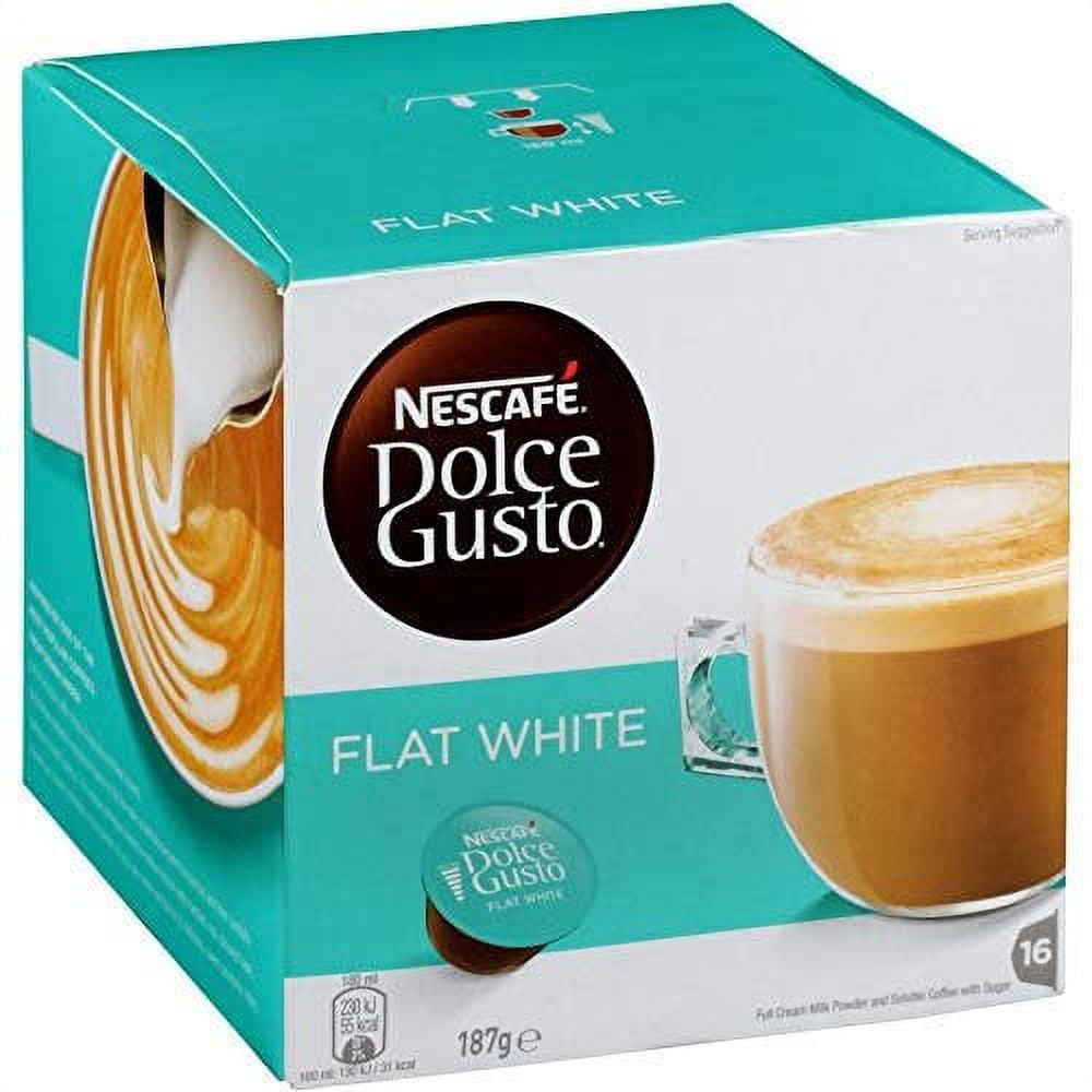NESCAFE Dolce Gusto Cafe Au Lait Coffee Pods - total of 90 Coffee Capsules  - Coffee with Milk - Medium Roasted Coffee - Coffee Intensity 7 (3 Packs) :  : Grocery