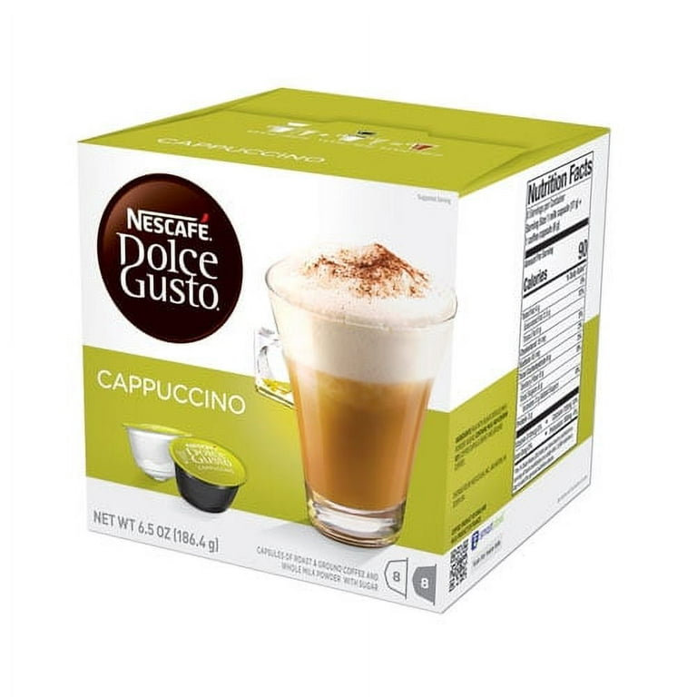 Calories in Nescafe Dolce Gusto Hot Chocolate Capsules - Calorie