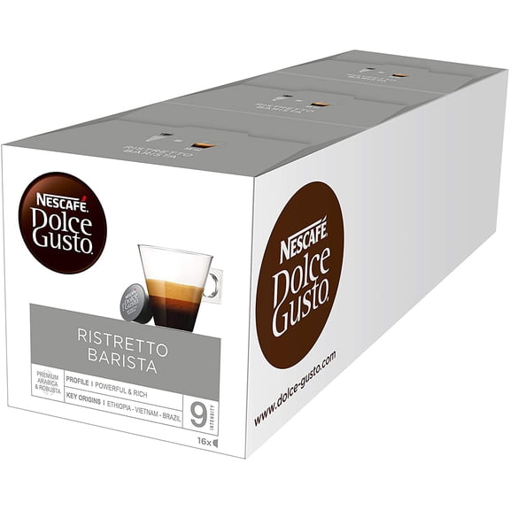 Nescafe Dolce Gusto Ristretto Barista 16 Count (Pack of 3)
