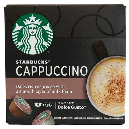 Nescafe Dolce Gusto Starbucks Cappuccino X 3 Boxes (36 Capsules) 18 Drinks Packaging May Vary